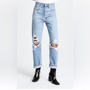 Agolde 90's Mid Rise Loose Fit in Fall Out